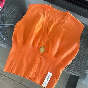 Commense Orange Women's Top
